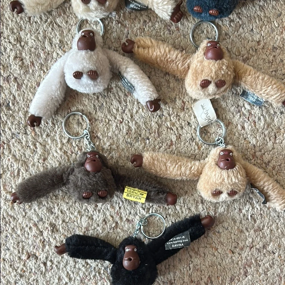 Kipling Monkey Keychain Set - Picture 3 of 8